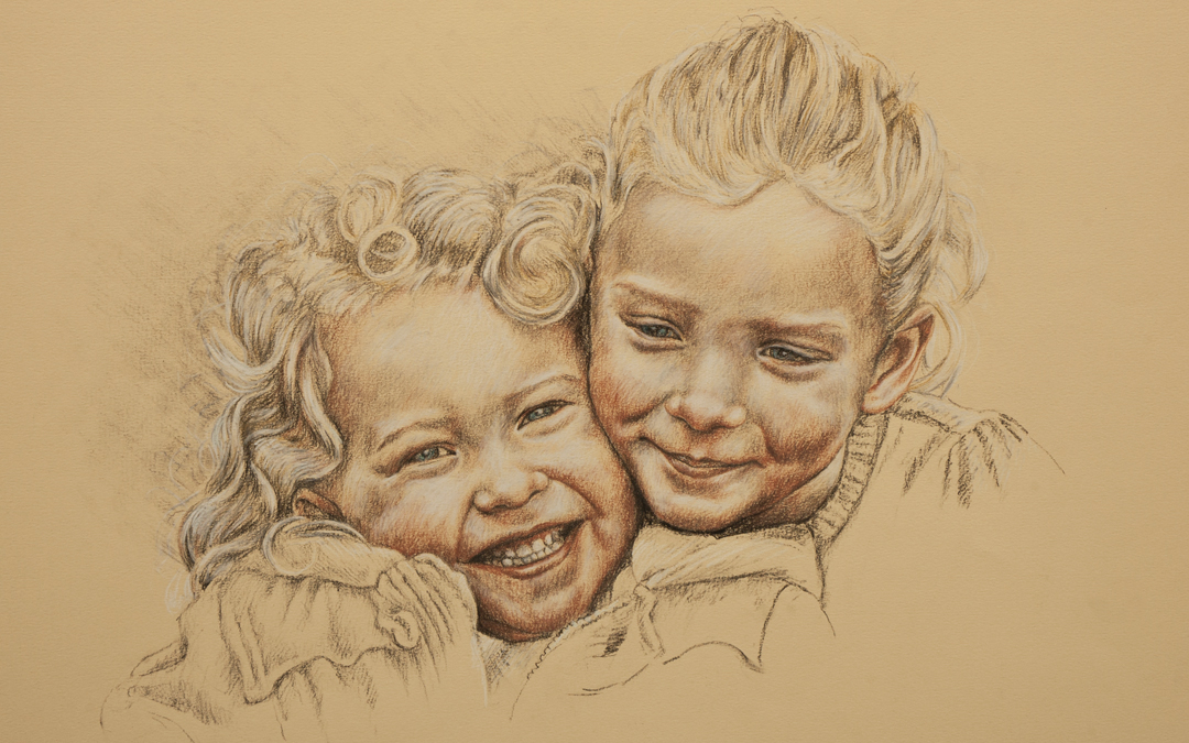 Portrait Drawings of Adults and Children