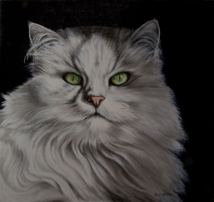 Portraits of Cats in Oil